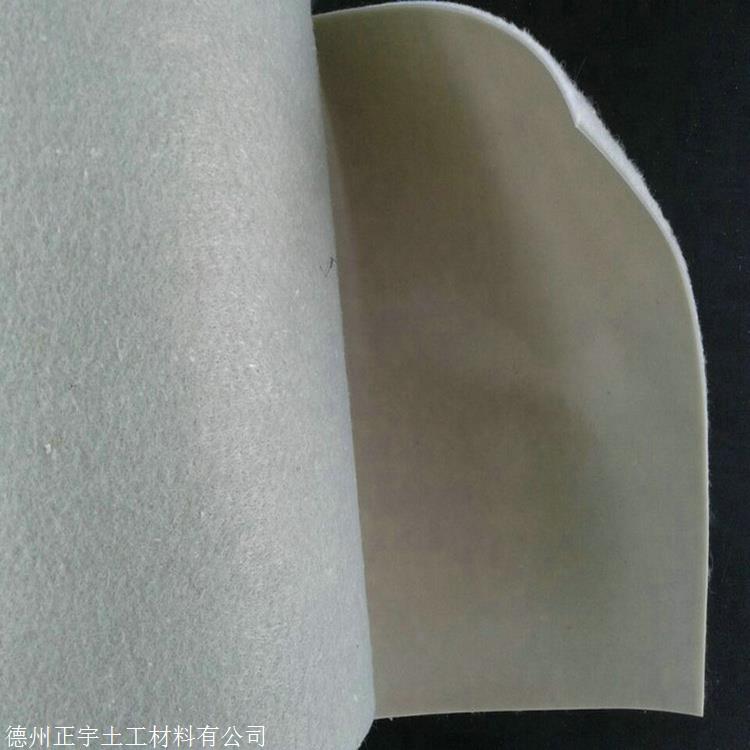 江西300克防水土工布 正宇牌300g不透水土工布 两布一膜 防渗