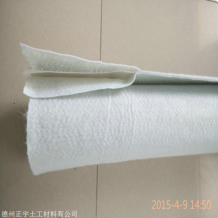 黑龙江300克防水土工布 正宇牌300g不透水土工布 两布一膜 防渗