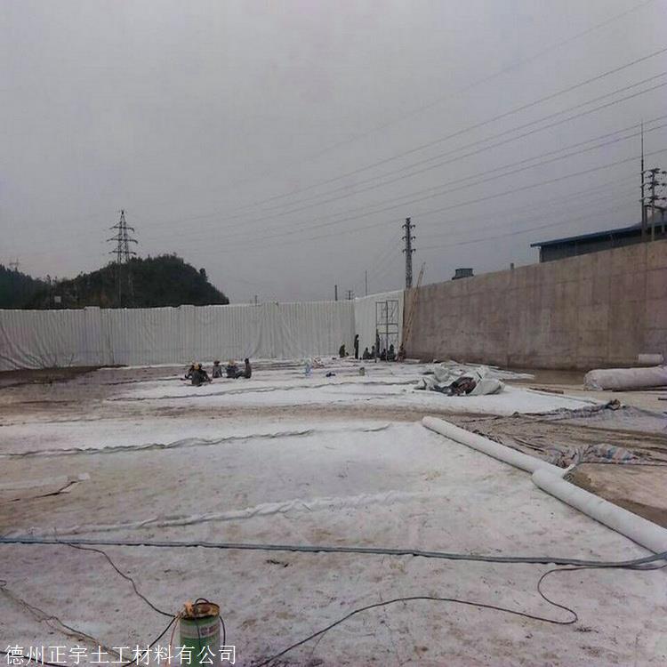广西300克防水土工布 正宇牌300g不透水土工布 一布一膜 防渗