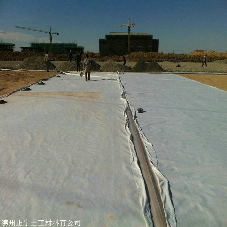 云南300克防水土工布 正宇牌300g不透水土工布 两布一膜 防水