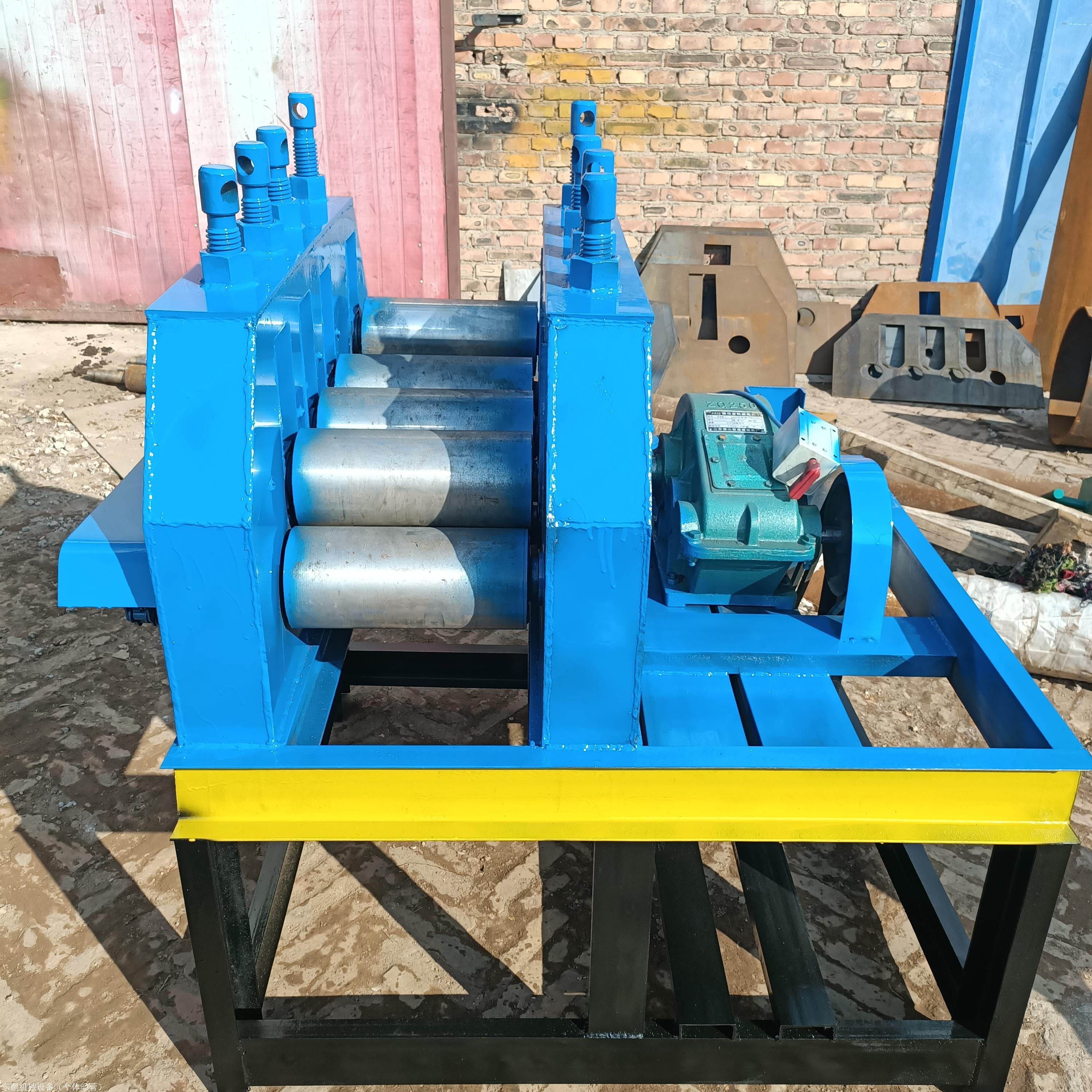 保温铁皮小型手动压边机管道220v压股机大型椎体卷圆一体机