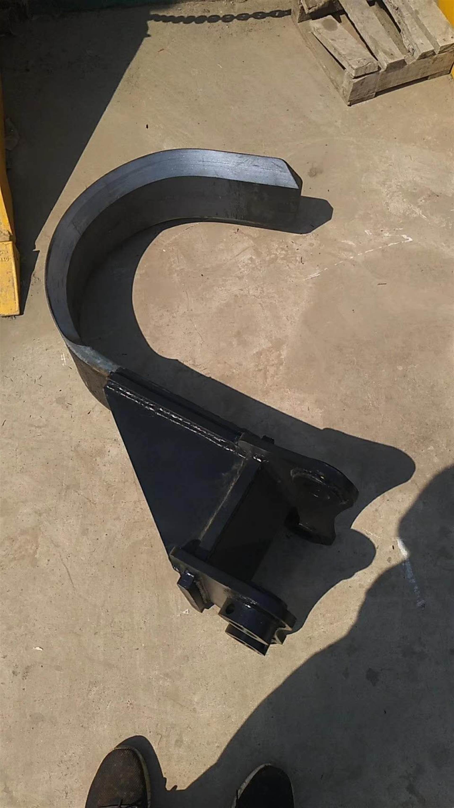 挖掘机挖树刀挖树钩子挖树勾圆弧弯刀60挖树机器挖机属具