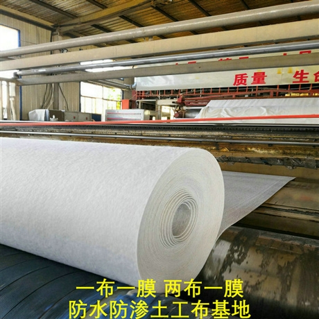 吉林300克防水土工布 正宇牌300g不透水土工布 两布一膜 防渗