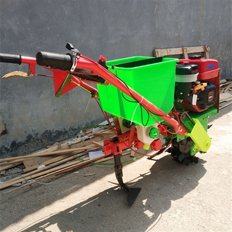 手扶式玉米播种机多功能链辊施肥机播种机