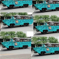 两栖旅游冲浪鸭两栖巴士 水陆两栖巴士价格 水陆两栖车