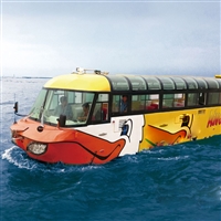 水陆两用车价格 两栖巴士观光车冲浪鸭子船 水陆两栖车厂家