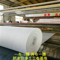 吉林300克防水土工布 正宇牌300g不透水土工布 两布一膜 防渗