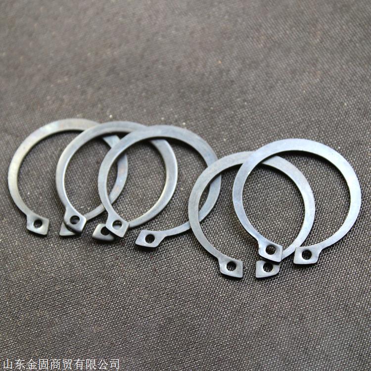 加工定制品牌轴卡临沂金固直销不锈钢轴承用卡簧轴卡轴卡