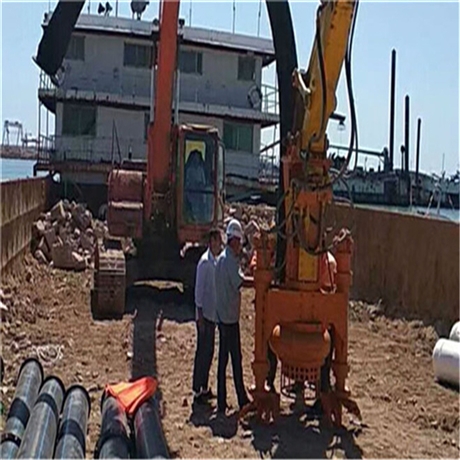 挂在挖掘机上的抽沙机-挖机液压抽沙泵