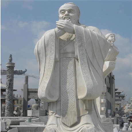 孙氏石业 校园人物雕塑 景区石雕像