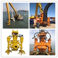 大功率挖机抽沙泵 液压清淤泵 耐磨搅拌渣浆泵