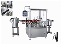 眼线液定量灌装机，粉底液塑料瓶自动旋盖机，乳液灌装旋盖机价格