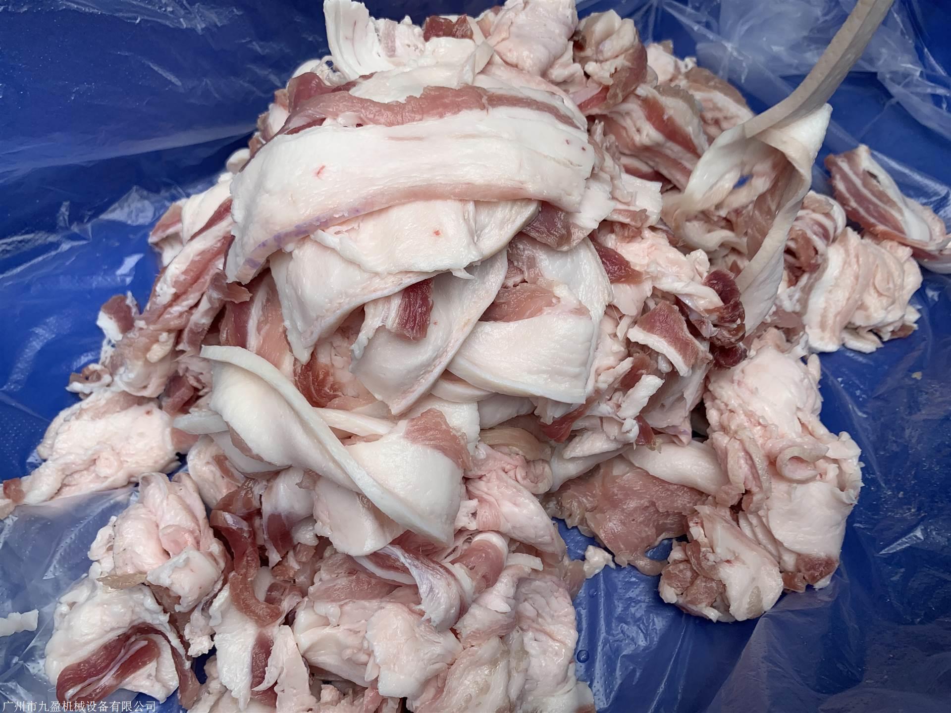 广东一维冻肉切片机冻鱼切段五花肉视频鸡胸肉切片切冬瓜段机