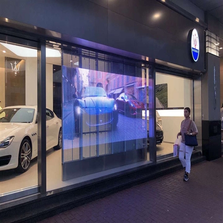 深圳led透明屏厂家p391透明led屏橱窗led透明屏