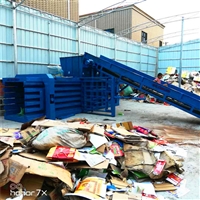 湖北卧式废纸壳打包机  卧式液压打包机厂家