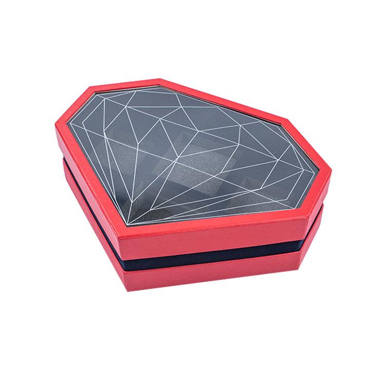 珠宝展示盒多功能异形多边形钻石包装盒包装盒定制