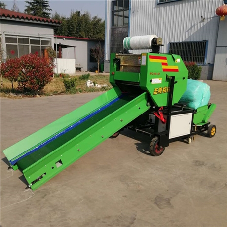 牛羊饲料全自动青储打捆机 小型玉米秸秆打捆机厂家