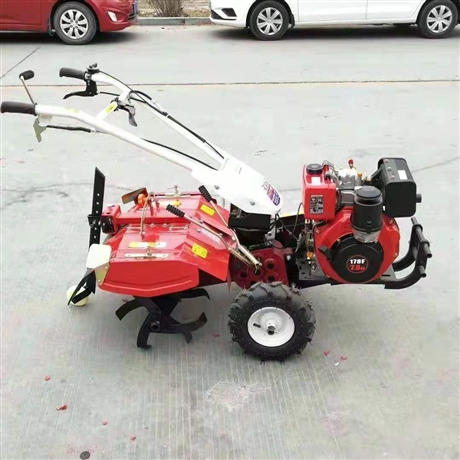 小型四驱微耕机 自走式旋耕机  柴油耕地开沟机 农用旋耕除草机