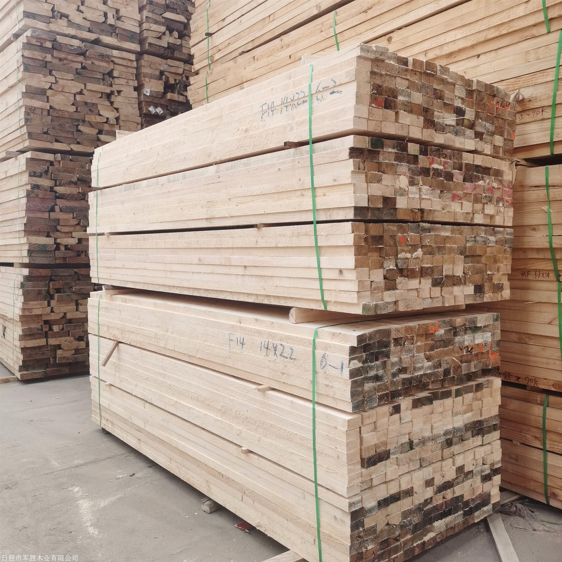 德州建筑木方 工地木方 4米模板木方批发