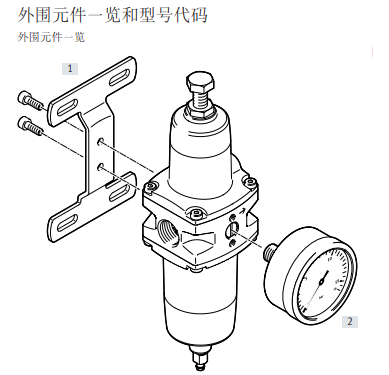 实物图；PAMP-MB-64 8081356,festo安装支架，用于气源处理组件
