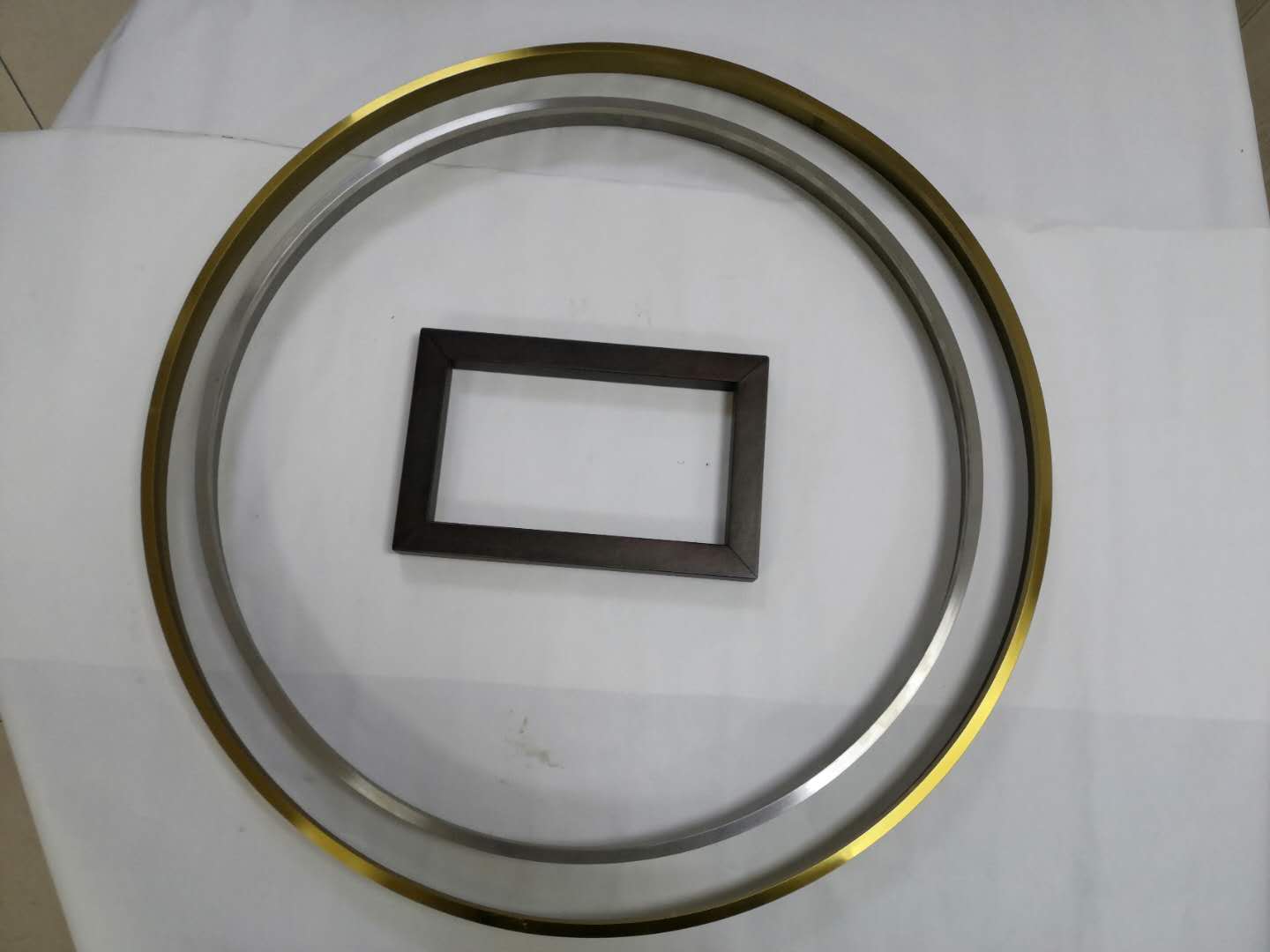 不锈钢画框客厅背景墙油画走廊壁画