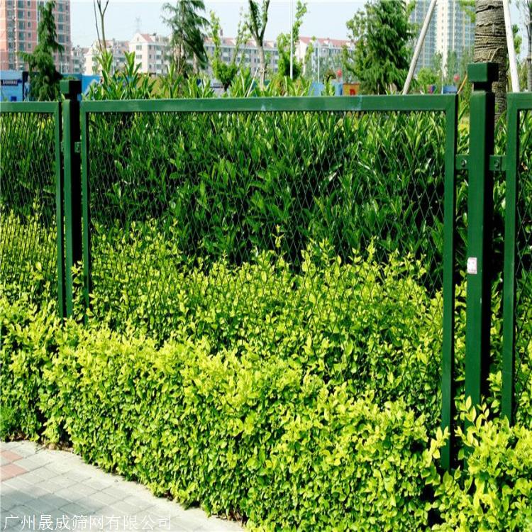承接广州绿化带隔离围网定做 工厂直销浸塑铁丝网