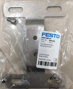 实物图；PAMP-MB-64 8081356,festo安装支架，用于气源处理组件