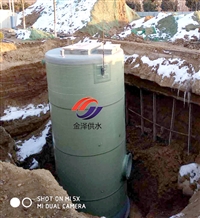 沈阳一体化预制泵站厂家 污水一体化提升泵站，埋地式防腐泵站