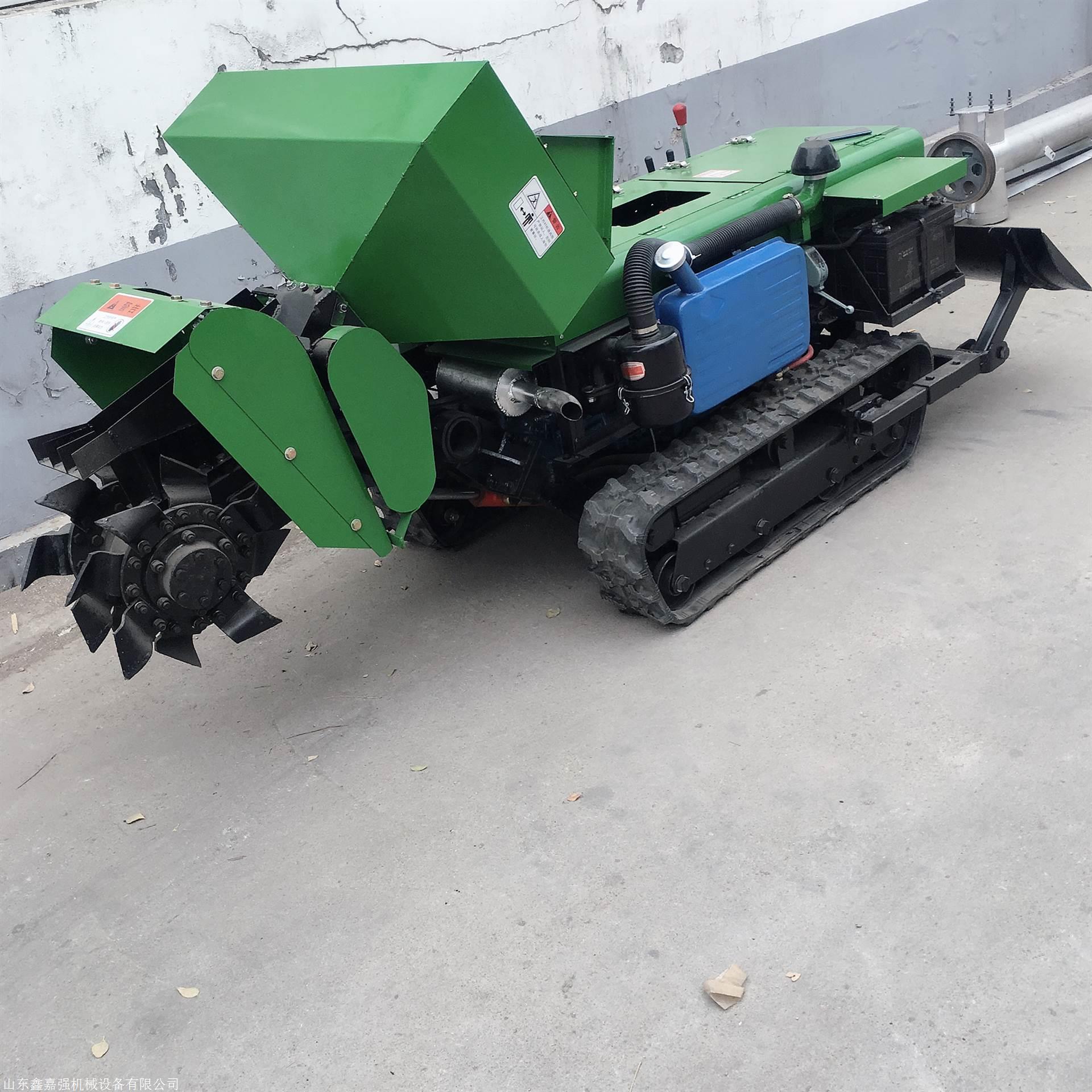 ** 履带式田园管理机 履带式开沟机 图片 