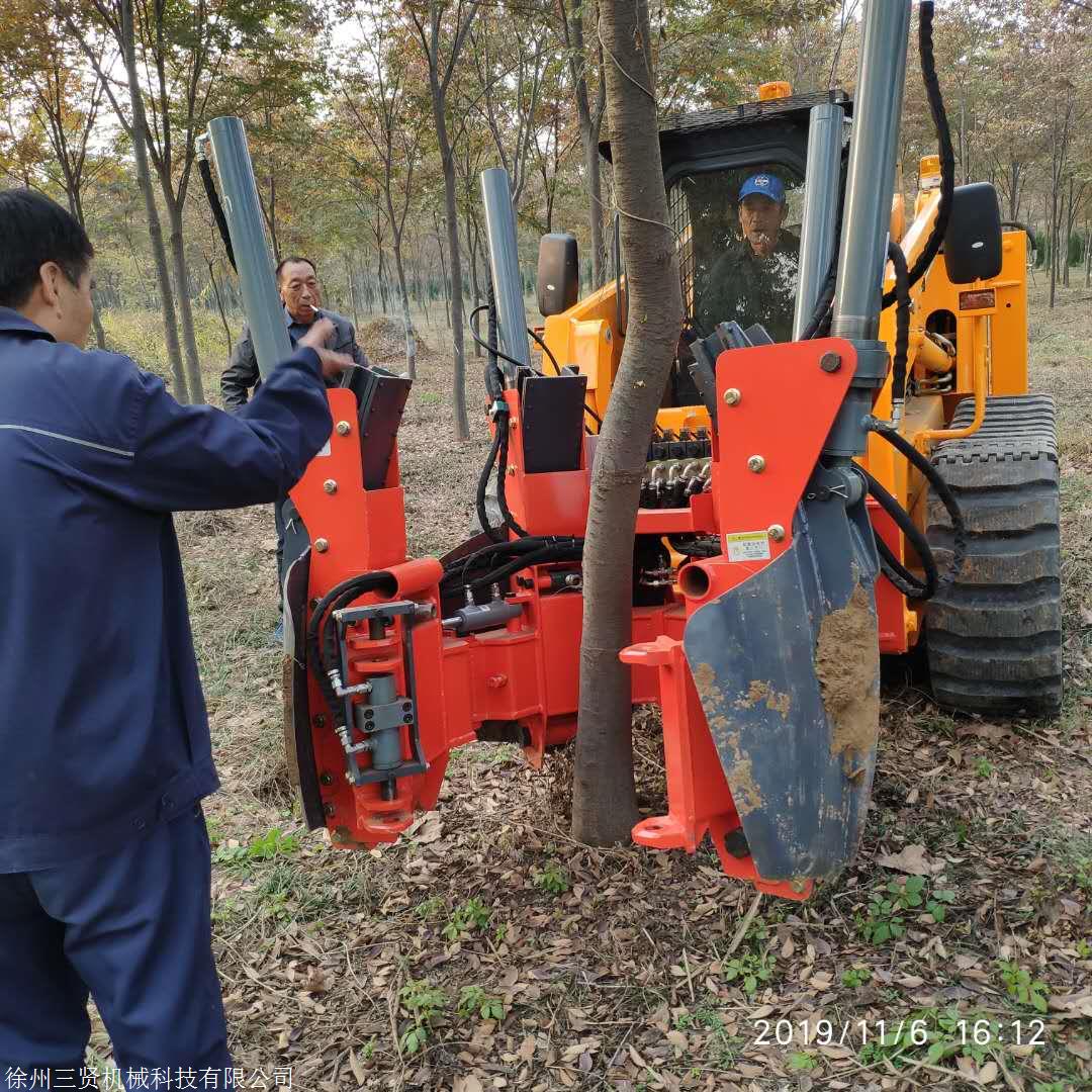 sx600挖機挖樹頭子四瓣式挖樹機一分鐘一棵樹