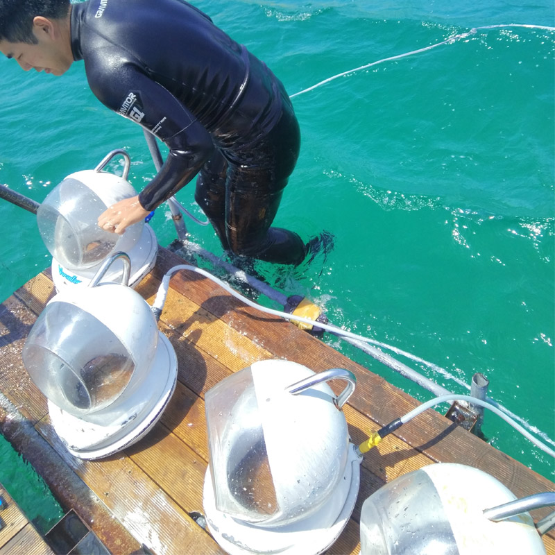 海底世界水下电梯海底漫步带的头盔海底漫步者设备厂家