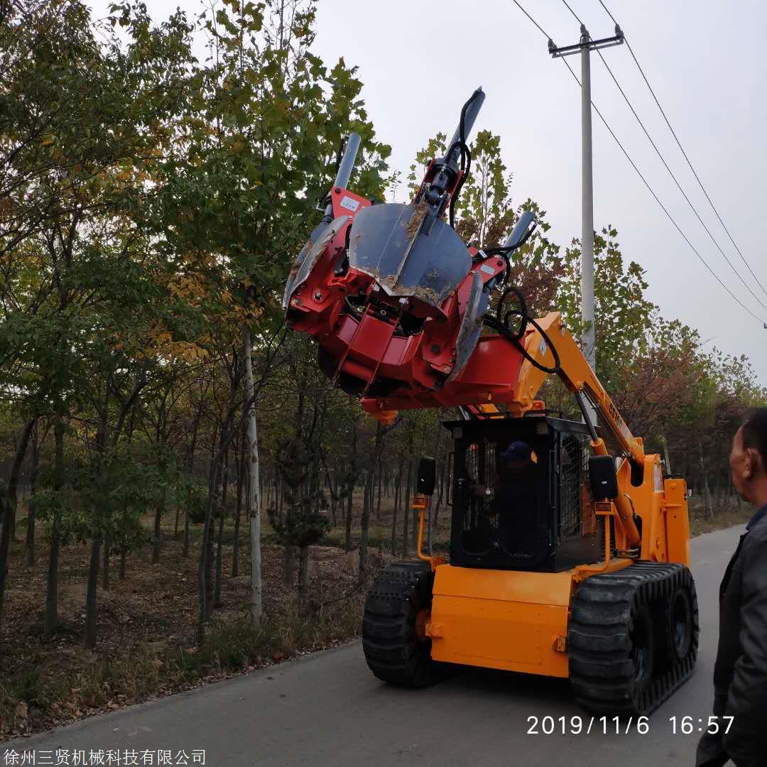 三賢出售帶土球挖樹機四瓣式挖樹機操作簡單省力高效