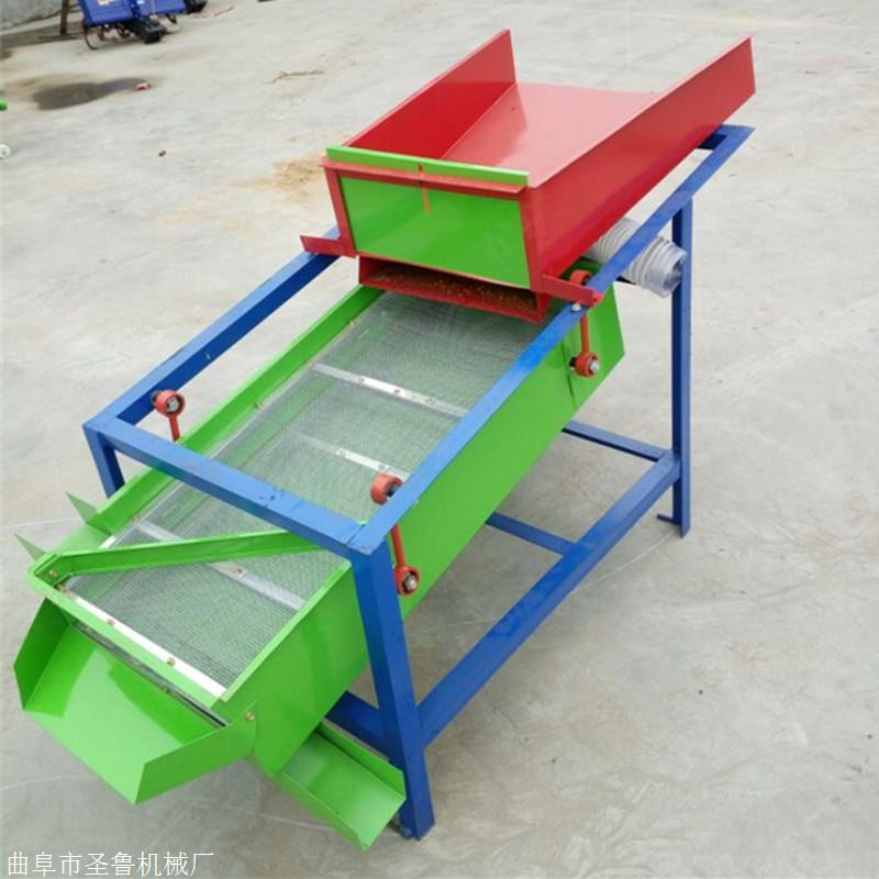 小型家用粮食振动筛,圣鲁牌电动筛选机常用于玉米,小麦,水稻,大豆,棉