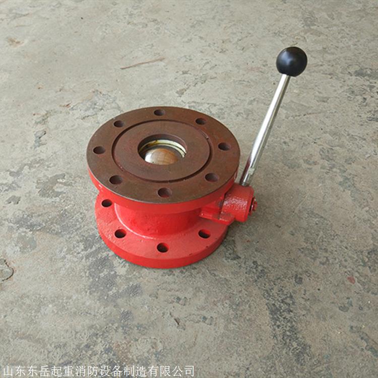 DN80法兰接口的消防球阀 双向密封的手动消防球阀 消防炮球阀