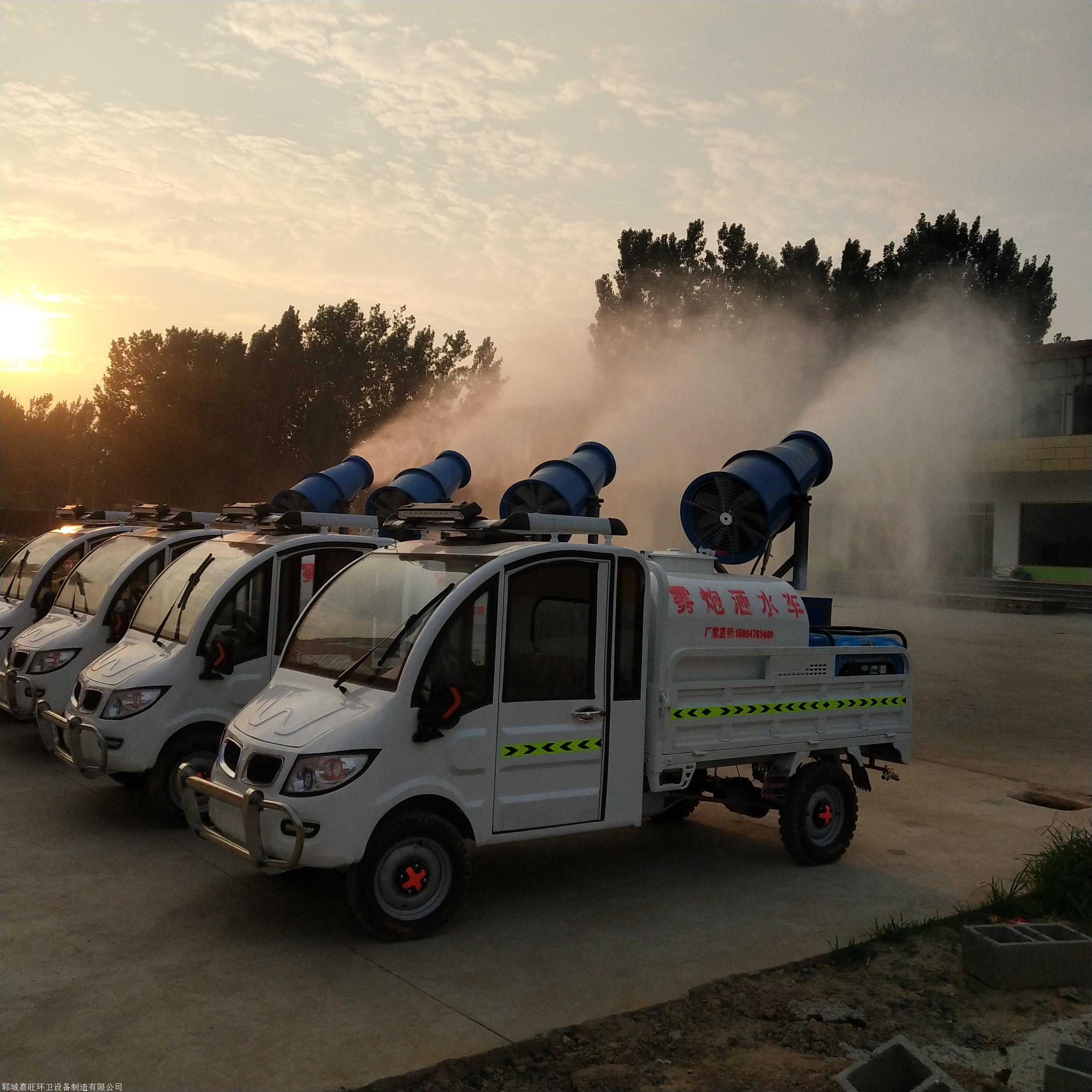 电动三轮雾炮洒水车 新能源电动三轮雾炮洒水车多少钱