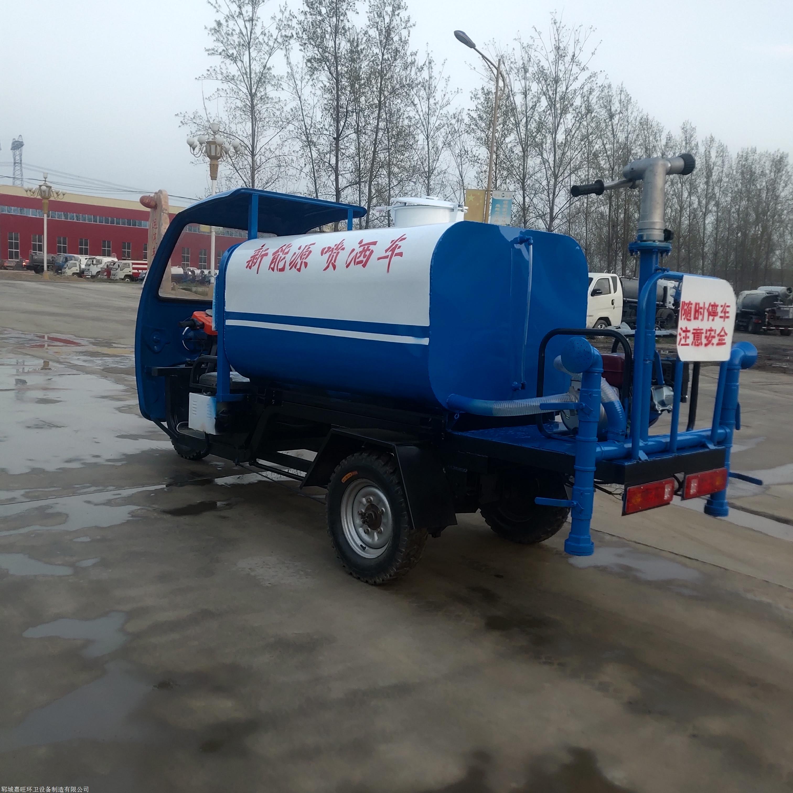 小型电动洒水车电动四轮雾炮洒水车厂家