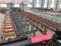 YZJ-600数控钢筋锯切套丝打磨生产线，自动化生产丝头，山东宇众