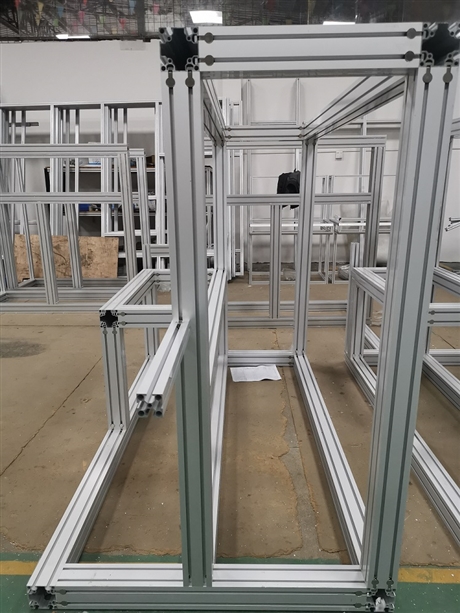 口罩机料架 N95打片机料架 铝型材定制加工厂