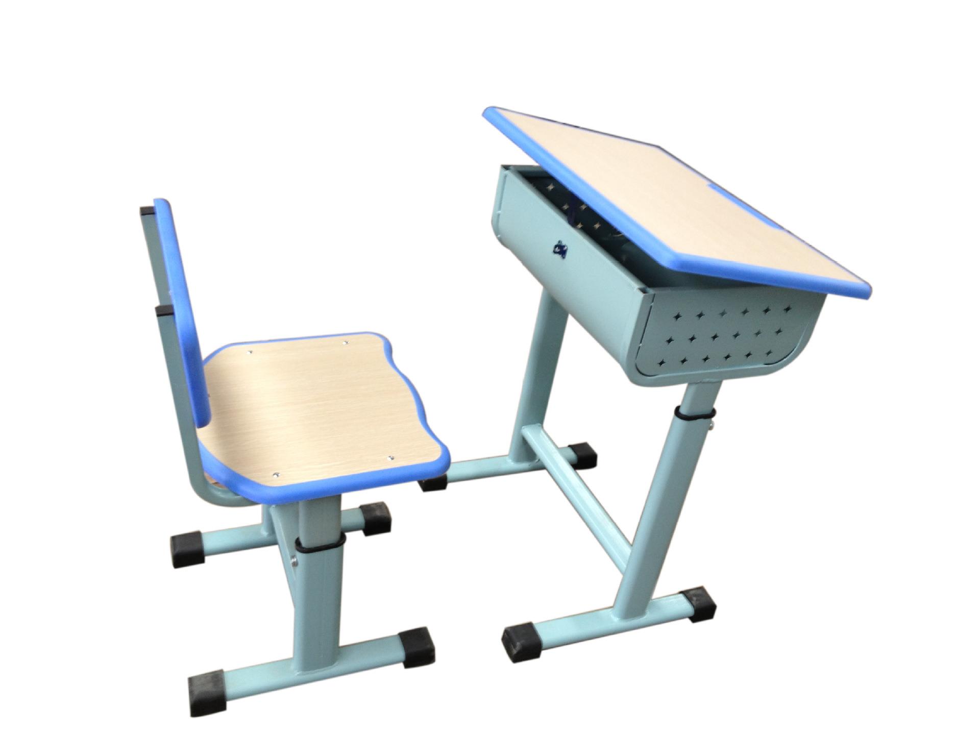 深圳学生升降翻盖课桌椅,工厂直销,价格优惠