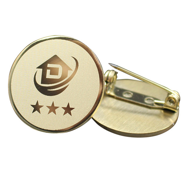 高档徽章订做不锈钢胸章找做徽章厂西服胸章镭射激光徽章