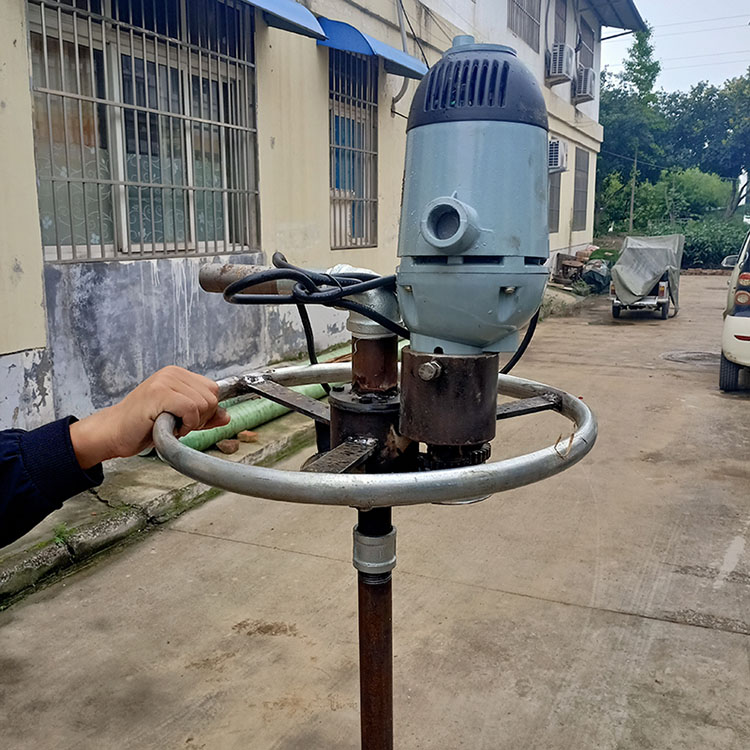 小型电动打井机 家用灌溉水井钻机 久恒手持式小型钻井机