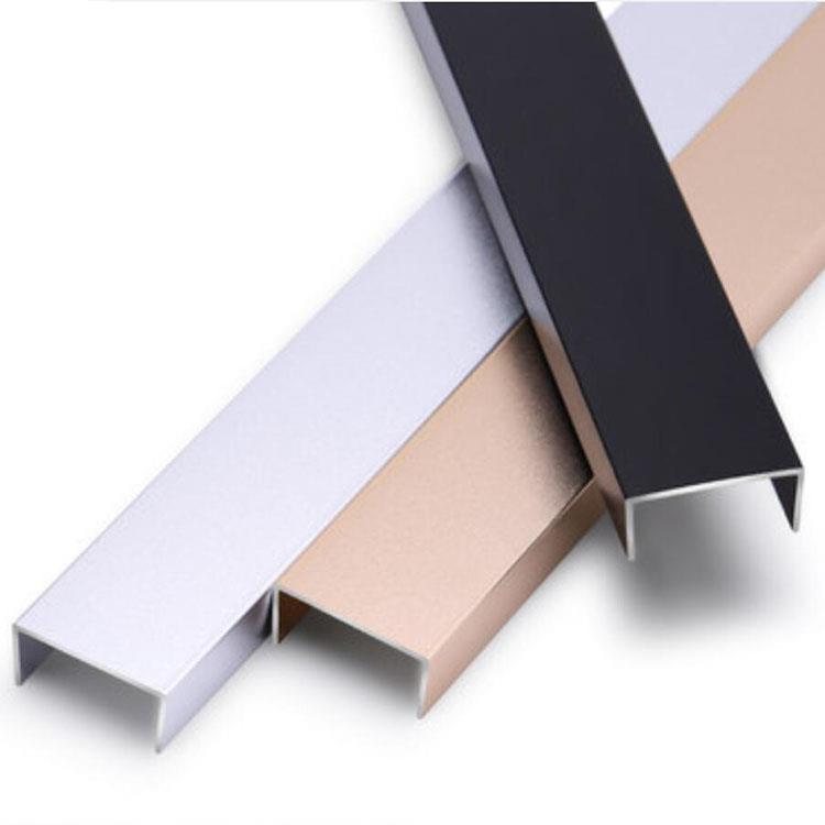 铝型材厂家铝合金u型条u型铝条包边装饰条铝合金包边条