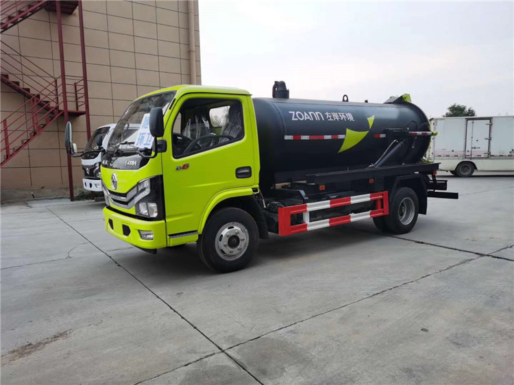 抽污车程力4立方吸污排污车市政疏通抽粪好帮手