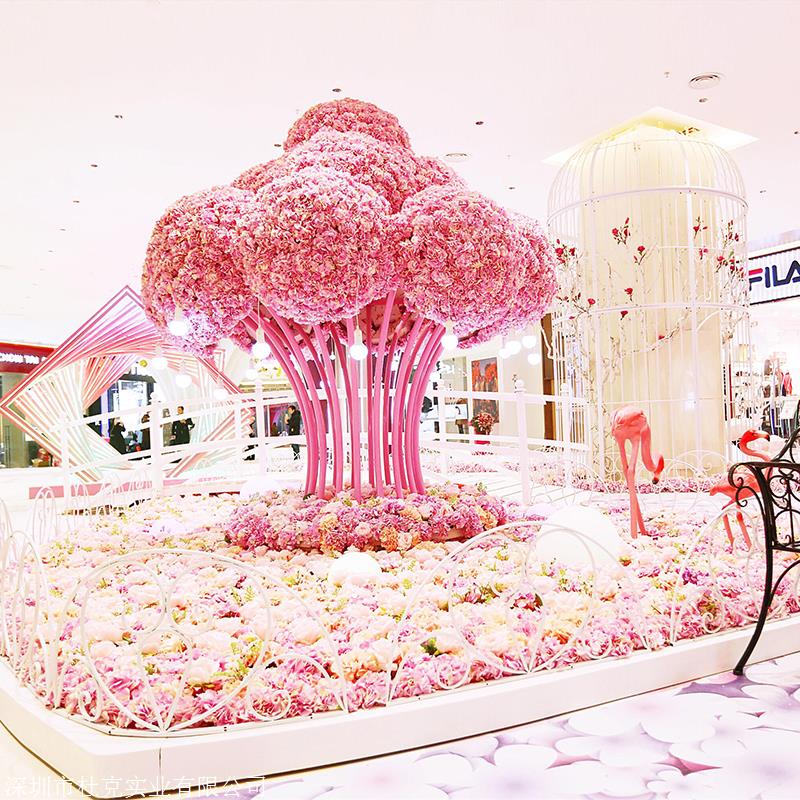 商场中庭美陈 大型创意走廊商场美陈