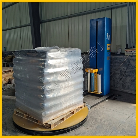 自动托盘缠绕包装机 缠绕膜打包机 山东喜鹊