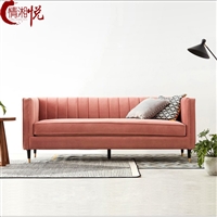 布艺沙发生产厂家小户型现代简约家具客厅办公会所双三人位沙发