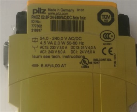774730,原装进口pilz固态安全继电器