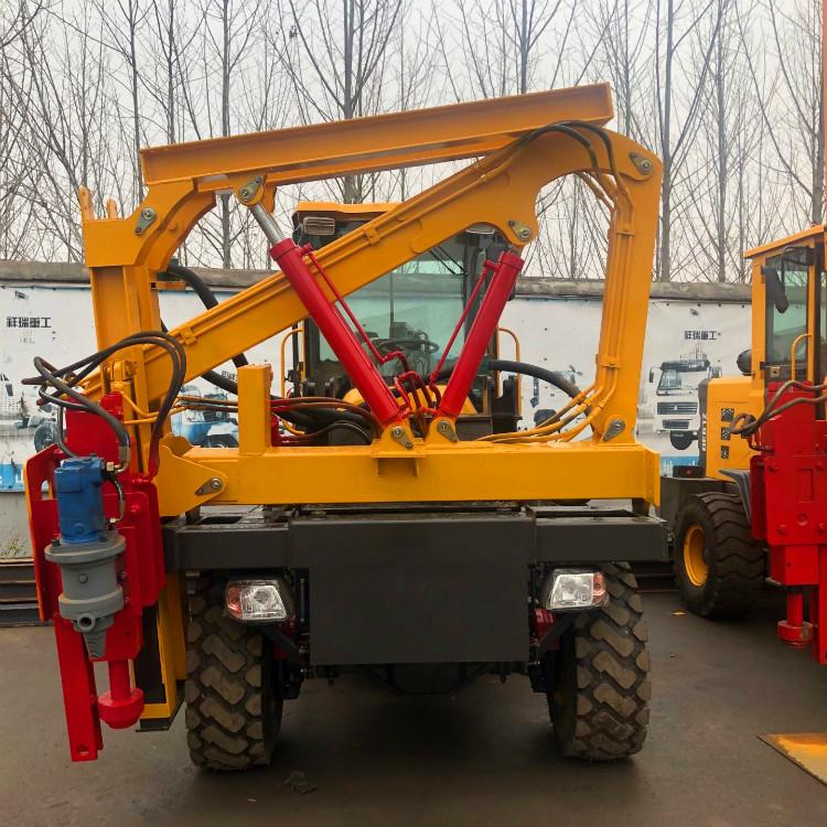 厂家直销 鑫诺冲孔打柱机 液压打桩机 小型打桩机