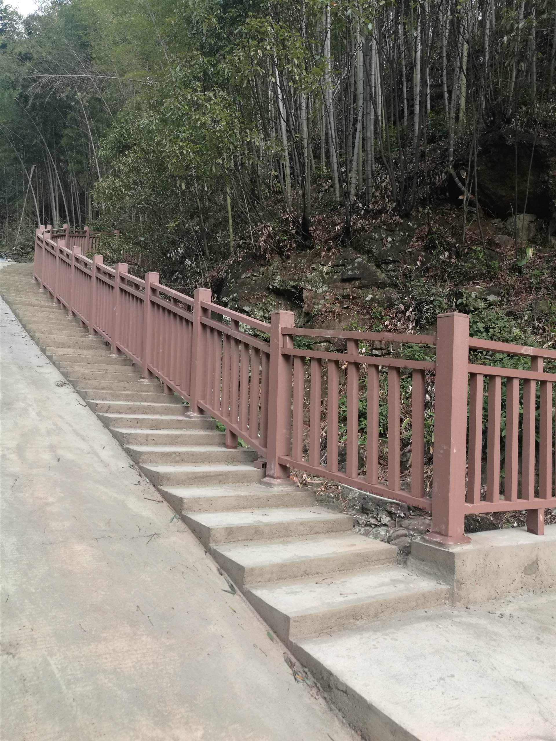 爱瑞德 厂家直销栈道木塑护栏 围栏 木塑栏杆 价格优惠 颜色多样