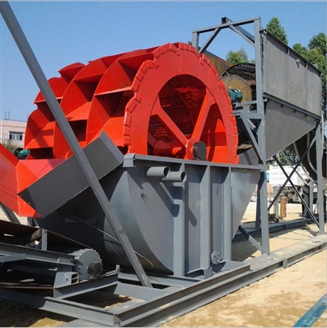 移动式洗石机双轮螺旋洗砂机全自动水力旋流洗沙机